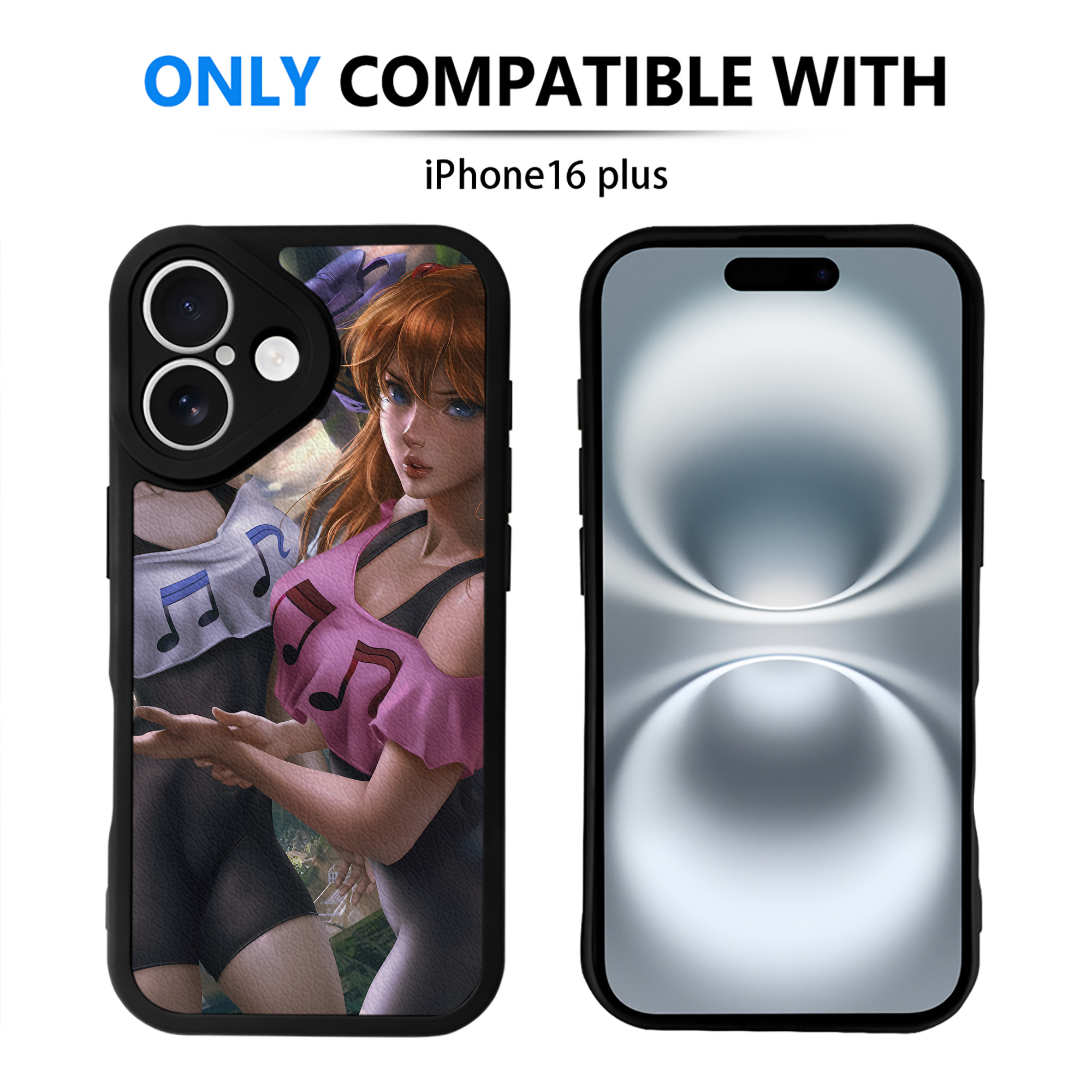 （画像用） EVA 新世紀エヴァンゲリオン 【iPhone 16シリーズ対応】シリコンスマホケース（レザー調） 材質：シリコン